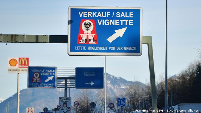 Grenzübergang Walserberg Deutschland / Österreich