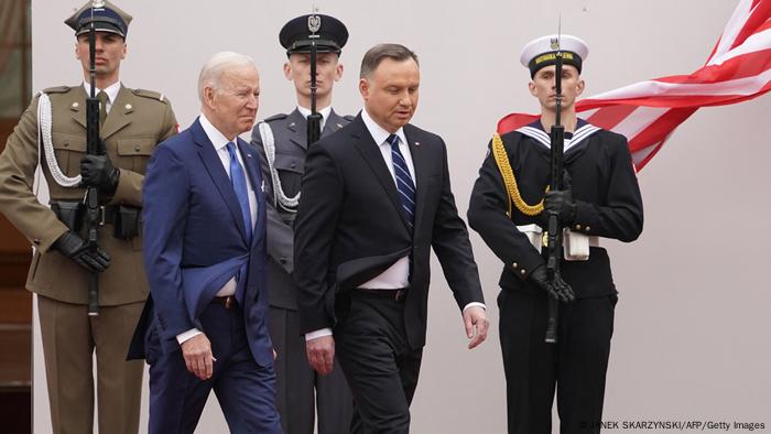 US President Joe Biden and Polish President Andrzej Duda