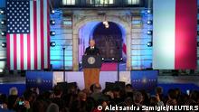 U.S. President Joe Biden speaks during an event at the Royal Castle, amid Russia's invasion of Ukraine, in Warsaw, Poland, March 26, 2022. REUTERS/Aleksandra Szmigiel
