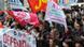 Workers and students demonstrate Workers and students demonstrate