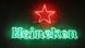 Heineken logo illuminated Heineken logo illuminated
