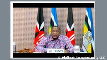 ***ACHTUNG: Bild nur zur mit Rechteinhaber abgesprochenen Berichterstattung benutzen!***
President of Kenya Uhuru Kenyatta attending EAC head of state summit in Arusha
via Sylvia Mwehozi
Photo: Philbert Rweyemamu/EAC 