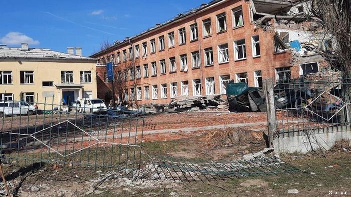 Ukraine Destruction in Chernihiv