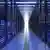 Picture of futuristic-looking blue corridor with binary numbers superimposed