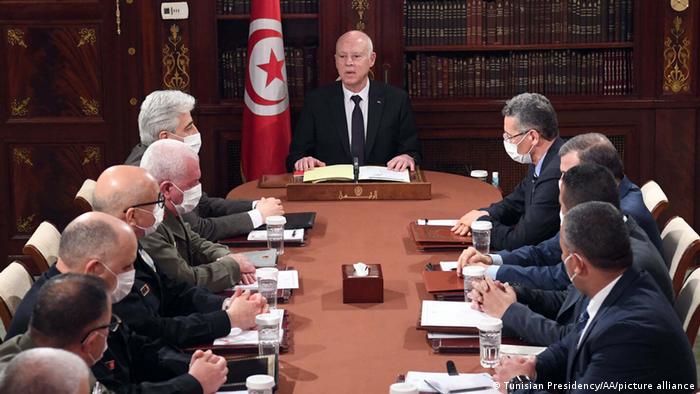 Tunesien Tunis | Präsident Kais Saied tagt mit dem Nationalen Sicherheitsrat