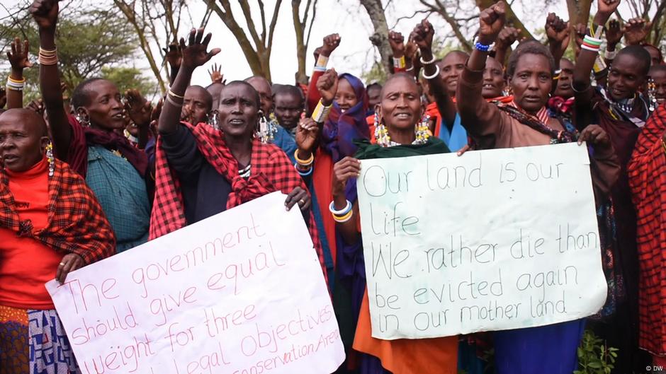 Protesti Masai žena u Ngorongoro rezervatu