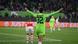 Sveindis Jane Jonsdottir celebrates Wolfsburg's second goal in the UEFA Women Champions League game against Arsenal Sveindis Jane Jonsdottir celebrates Wolfsburg's second goal in the UEFA Women Champions League game against Arsenal