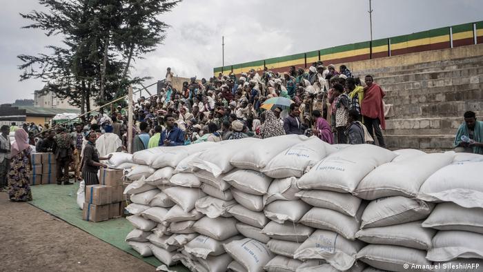 Symbolbild Äthiopien Ankunft des Konvois mit Hilfslieferungen in Tigray