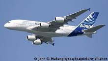 Airbus hace volar su superjumbo A380 utilizando combustible fabricado con aceite de cocina