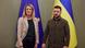 European Parliament President Roberta Metsola and Ukrainain President Volodymyr Zelenskyy in Kyiv on April 1. European Parliament President Roberta Metsola and Ukrainain President Volodymyr Zelenskyy in Kyiv on April 1.