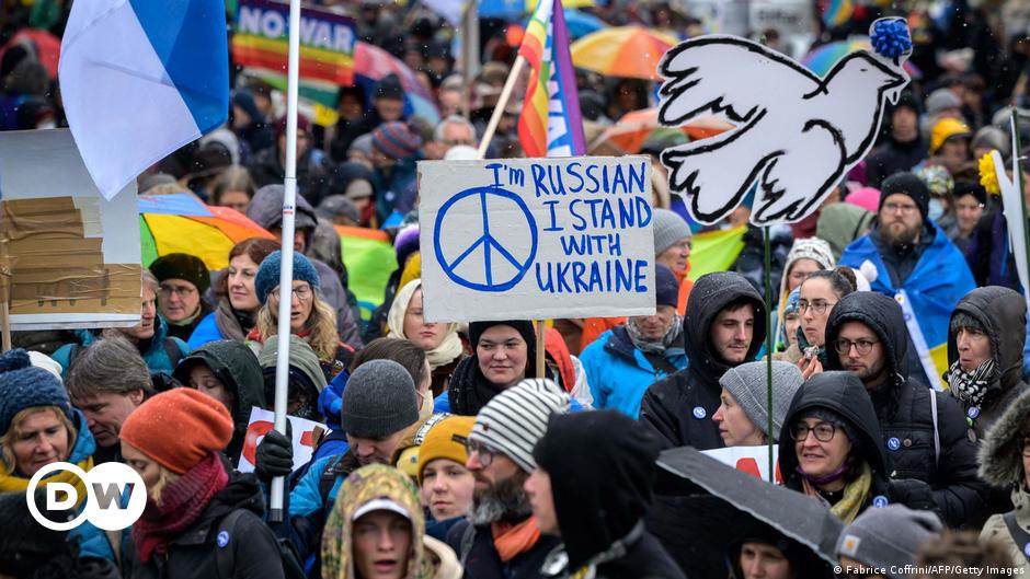 Ukrainer und Russen in Deutschland vereint