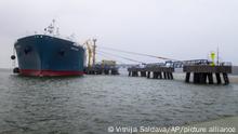 In this photo taken Wednesday, Nov. 18, 2015, floating storage and regasification unit `Independence¿ is anchored off the shore of Klaipeda, Lithuania. Since last year, a floating gas terminal called Independence has protected thousands of Lithuanians from the risk of sudden cutoffs in gas supplies from Russia, a regional heavyweight that has long used its near monopoly on energy in Eastern Europe as a political weapon. (AP Photo/Vitnija Saldava)