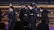 La banda BTS durante la entrega de los Grammys La banda BTS durante la entrega de los Grammys