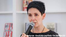 MOSCOW, RUSSIA - JUNE 2, 2018: Russian writer Galina Yuzefovich attends the 2018 Red Square book festival. Artyom Geodakyan/TASS PUBLICATIONxINxGERxAUTxONLY TS0824FF 