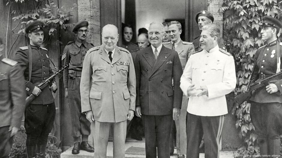 Čerčil, Truman i Staljin u Potsdamu 1945. godine