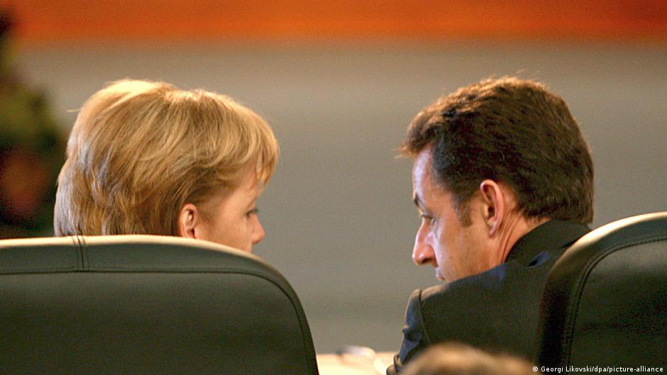 Rumänien | NATO-Gipfel in Bukarest - Angela Merkel und Nicolas Sarkozy