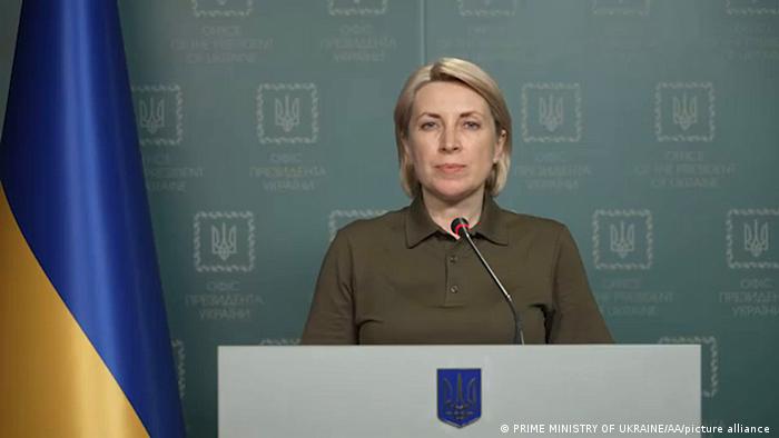 Vice primera ministra ucraniana, Iryna Vereshchuk.