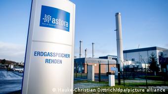 Εγκαταστάσεις αποθήκευσης φυσικού αερίου της Astora στην πόλη Ρέντεν