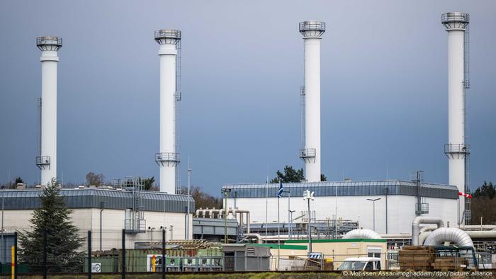 A picture of the Rehden gas storage facility, western Europe's largest gas storage site