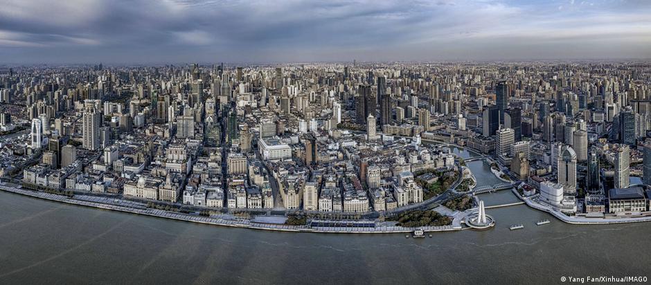 China Shanghai Luftaufnahme