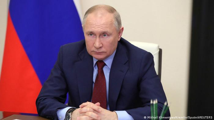 Präsident Putin am 5. April 2022
