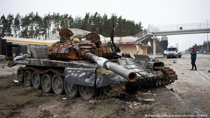 Ukraine Krieg I Zerstörung in Makariv