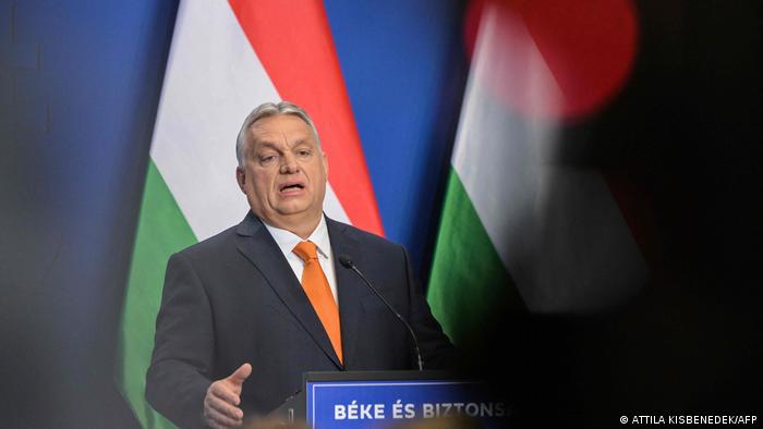 Ungarn PK Präsident Viktor Orban