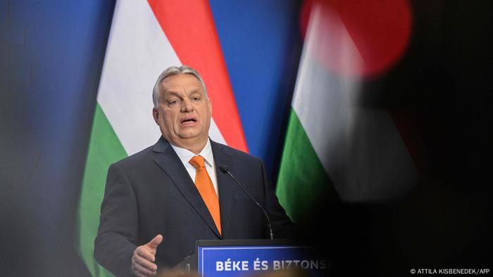 Ungarn PK President Viktor Orban