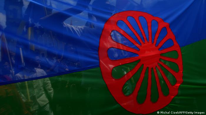 Flagge der Sinti und Roma