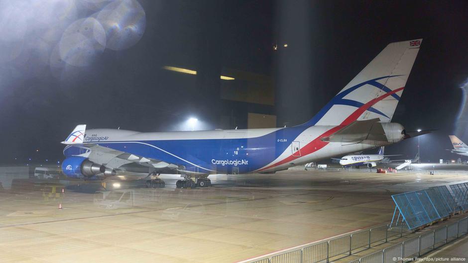 Aerodrom Frankfurt Han - ruski teretni avion