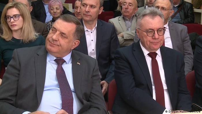 Milorad Dodik sa ambasadorom Rusije u BiH Igorom Kalabuhovim