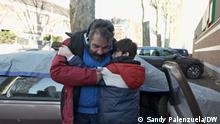 13-jährige Franzose Arthur Soufflet mit einem Obdachlosen.
Foto:
Sandy Palenzuela
