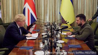 Премьер-министр Великобритании Борис Джонсон и президент Украины Владимир Зеленский в Киеве