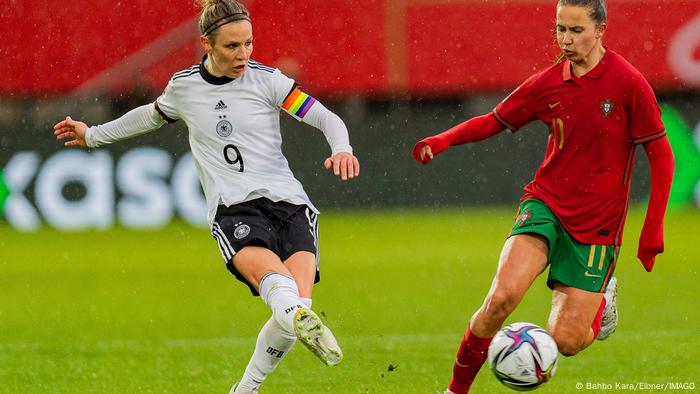 Svenja Huth launches another Germany attack against Portugal