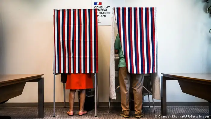 Französische Präsidentschaftswahl | Wahllokal im französischen Konsulat in Miami