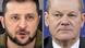 Prezydent Ukrainy Wołodymyr Zełenski (l.) i kanclerz Niemiec Olaf Scholz Prezydent Ukrainy Wołodymyr Zełenski (l.) i kanclerz Niemiec Olaf Scholz