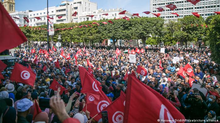 Tunesien | Demonstration gegen den tunesischen Präsidenten Saied