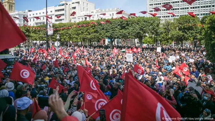 Tunesien | Demonstration gegen den tunesischen Präsidenten Saied