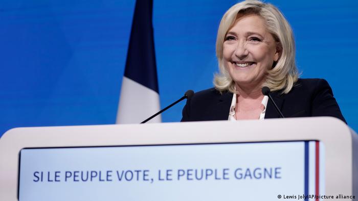 Marine Le Pen după primul tur