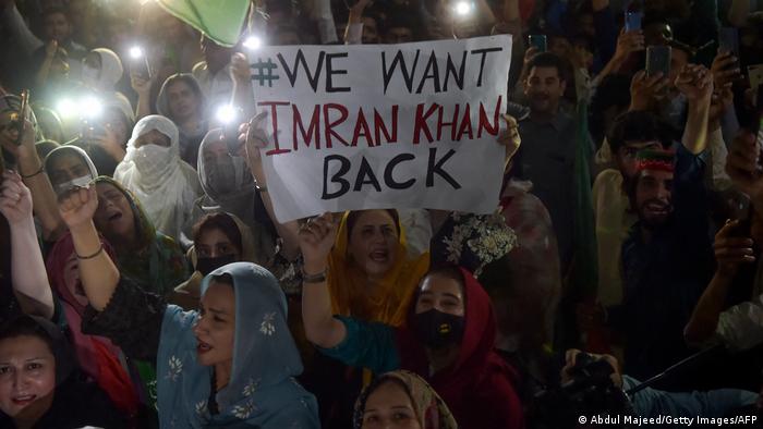 Pakistan Protest nach Misstrauensvotum gegen Imran Khan | Peshawar