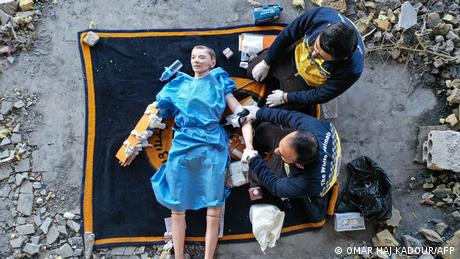 Syrien Ukraine Video Hilfe Rettungskräfte