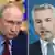 Bildkombo | Wladimir Putin und Karl Nehammer