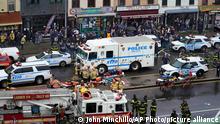 New York: Several injured in Brooklyn subway shooting