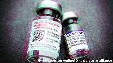 Impfstofffläschen von Moderna und Biontech (Aufnahmedatum nicht definiert)