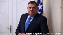 Member of Bosnia and Herzegovina's Presidency Milorad Dodik before the meeting with the High Representative of the European Union for Foreign Affairs and Security Policy Josep Borrell (not in picture), in Sarajevo, Bosnia and Herzegovina, on March 16, 2022. Photo: Armin Durgut/PIXSELL