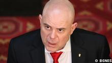 Der bulgarische Generalstaatsanwalt Ivan Geschev im Parlament.
Foto: BGNES