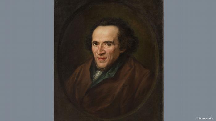 Porträt von Moses Mendelssohn.