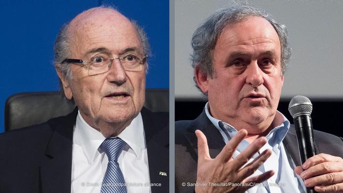 Joseph Blatter y Michel Platini