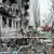 Зруйнований будинок у спальному районі Києва, 14 березня