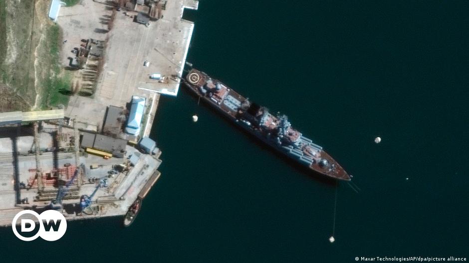 Russisches Kriegsschiff "Moskwa" gesunken